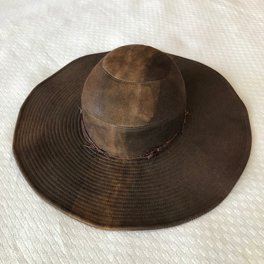 Kokin Leather Soft Brim hat